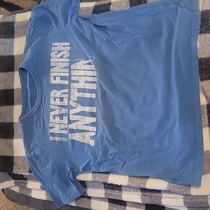 Place blue graphic short sleeve tshirt  size Large 10/12